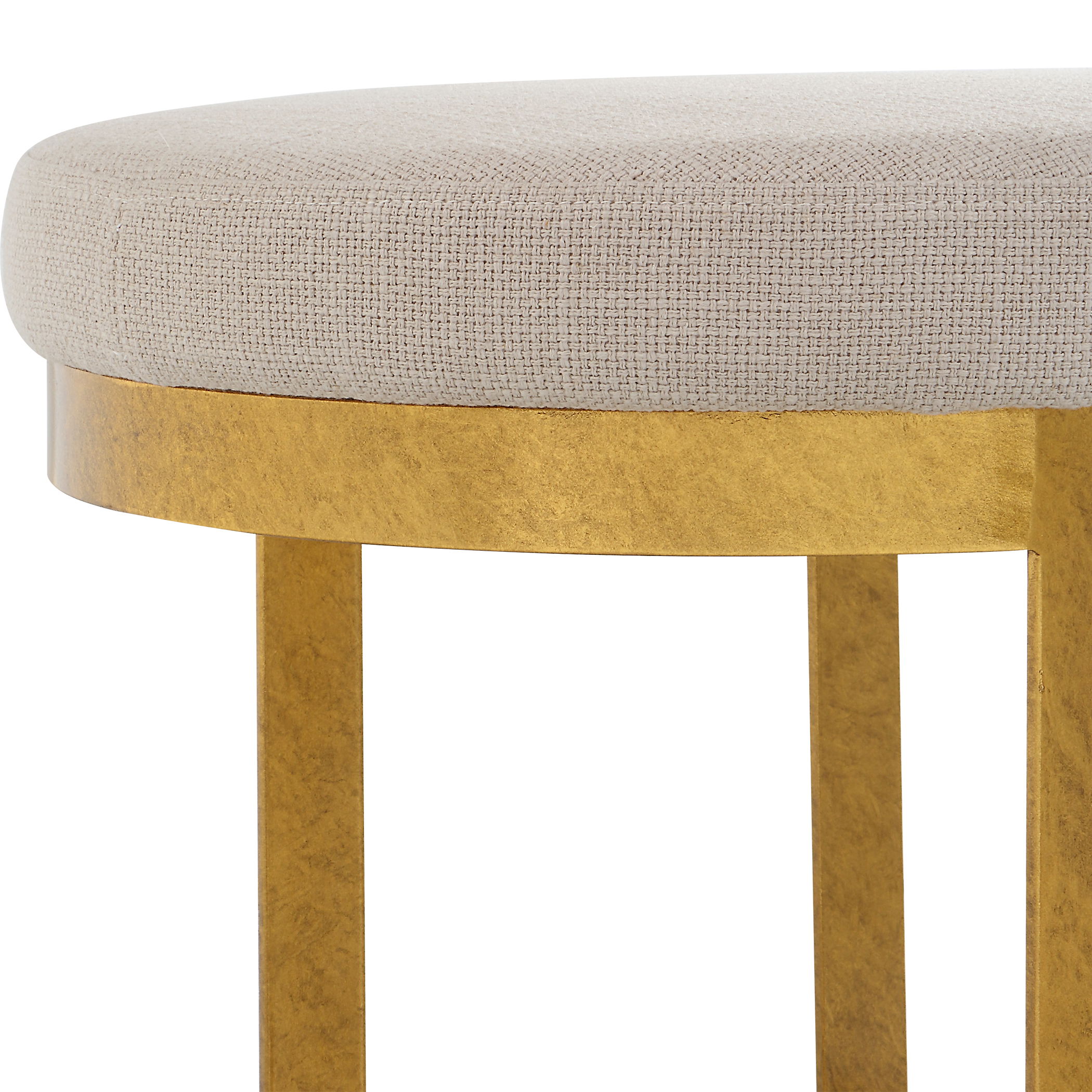 Infinity Gold Accent Stool large image 