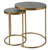 Aragon Brass Nesting Tables Set/2 thumbnail 4