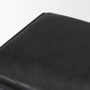 Taniel Backless 27.25in Seat Counter Stool | Black Leather with Metal, Counter & Bar Stool by Mercana, 18" length x 16" width x 27.75" height thumbnail 10