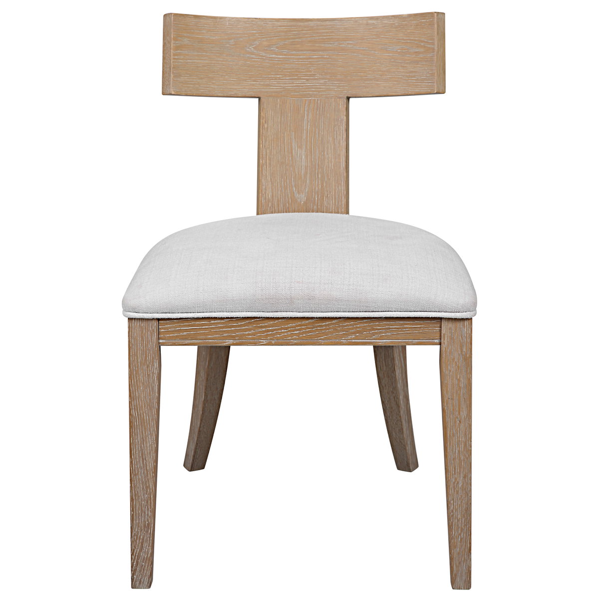 Idris Armless Chair Natural, Accent Chair by Uttermost, 20.5" width x 34" height x 23.25" depth View 1