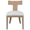 Idris Armless Chair Natural, Accent Chair by Uttermost, 20.5" width x 34" height x 23.25" depth thumbnail 1