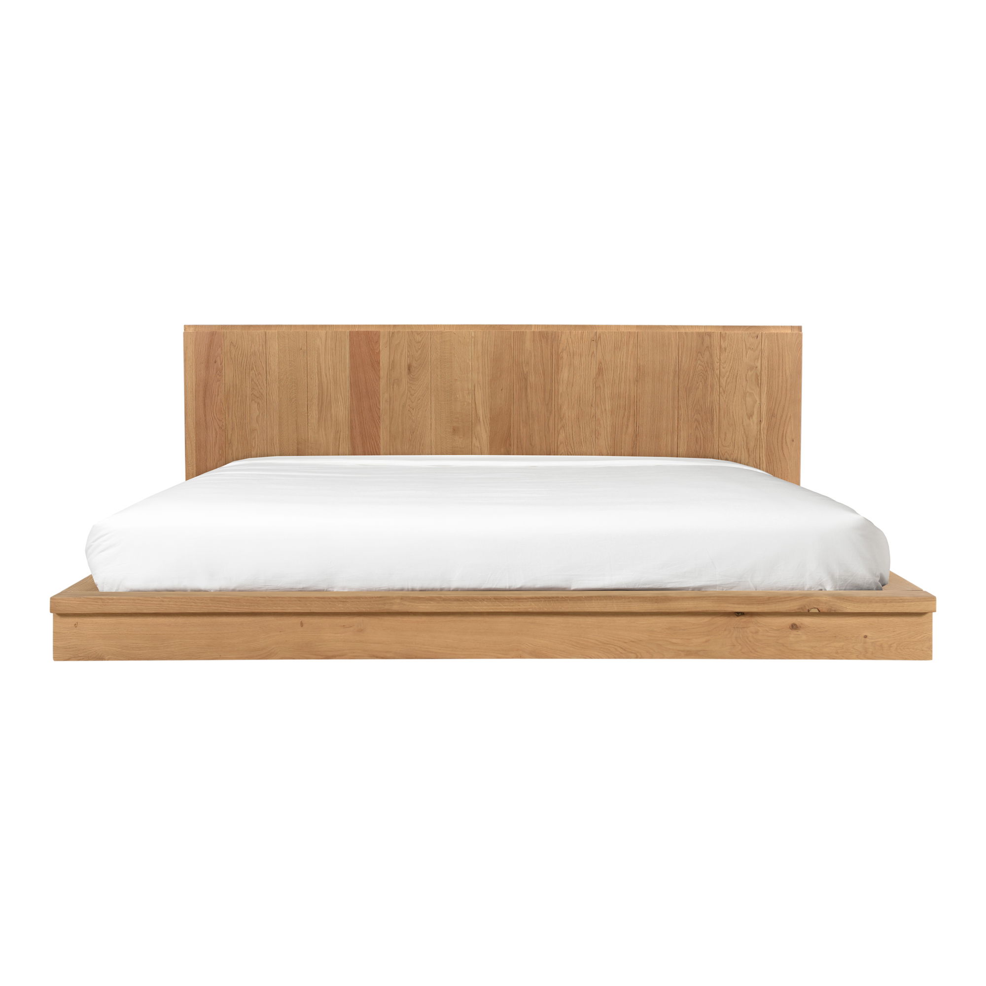 Plank King Bed, by Moe's Home, 89.5" width x 33" height x 86.5" depth View 6