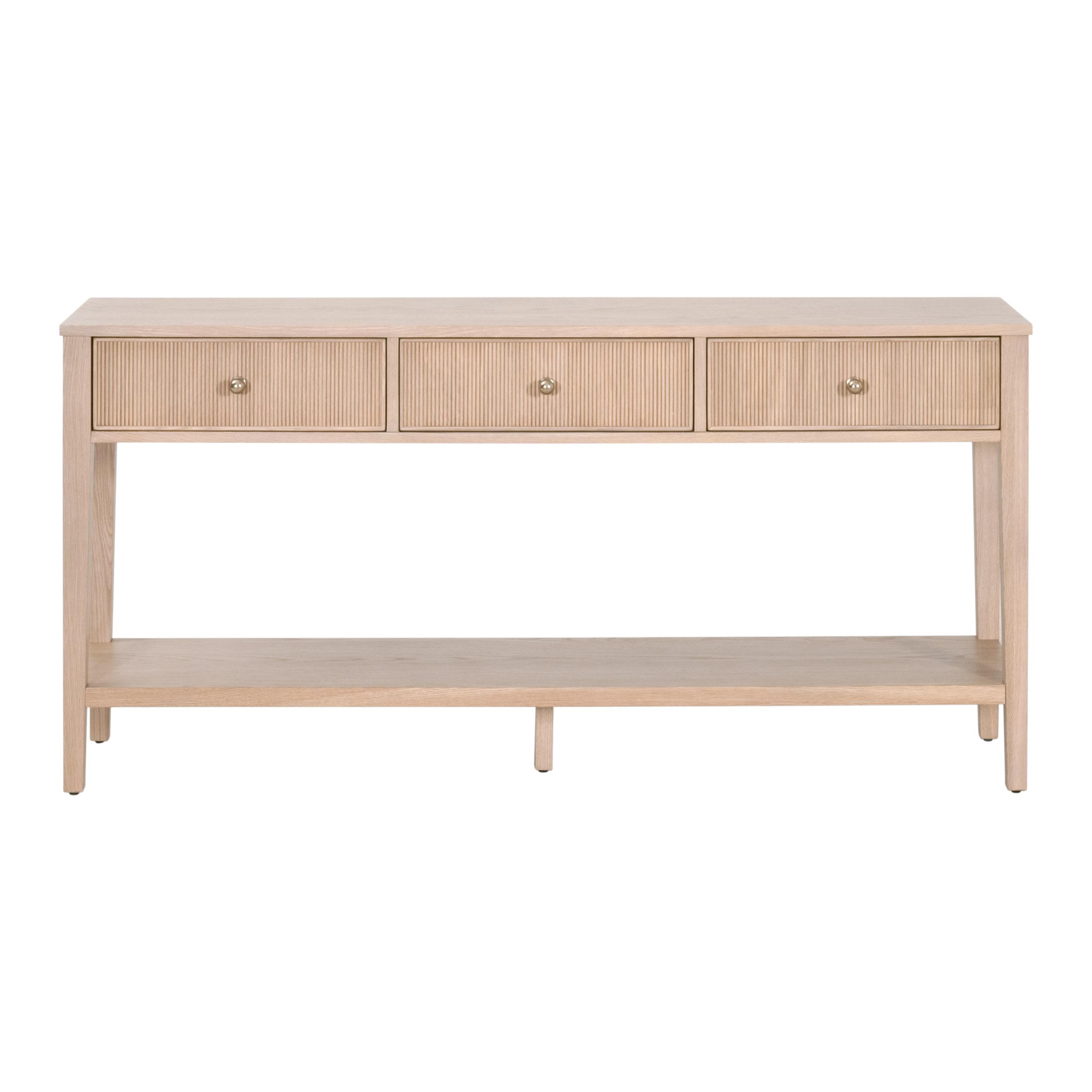 Highland 3-Drawer Console Table large image 