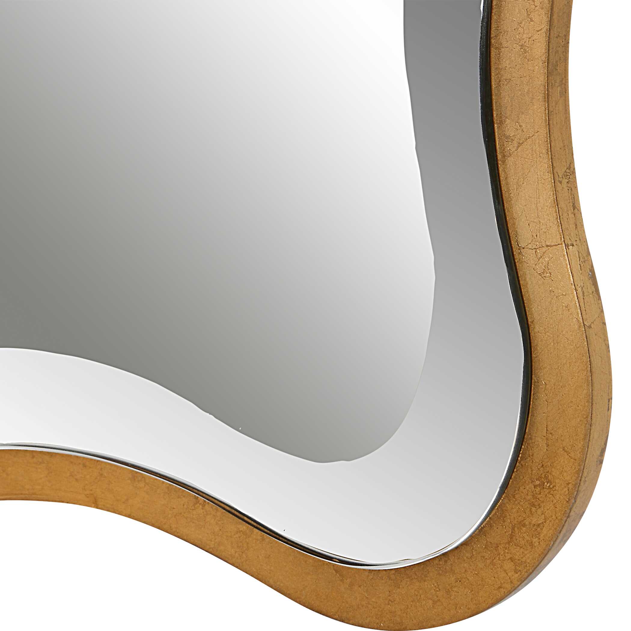 Aneta Gold Scalloped Mirror Aneta Gold Scalloped Mirror large image