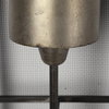 Newcomb 7x53.5 Gold/Black Metal Meshed Rectangular Wall Sconce, by Mercana, 7" length x 10" width x 53.5" height thumbnail 4