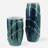 Tranquil Duo Vases Set/2, by Uttermost, 6" width x 15" height x 6" depth thumbnail 1