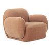 Hazel Lounge Chair Copper, Accent Chair by Moe's Home, 39.5" width x 28.75" height x 33.75" depth thumbnail 2