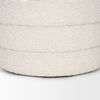 Elise Cream Boucle Upholstered Storage Ottoman, by Mercana, 18.9" length x 18.9" width x 20" height thumbnail 12