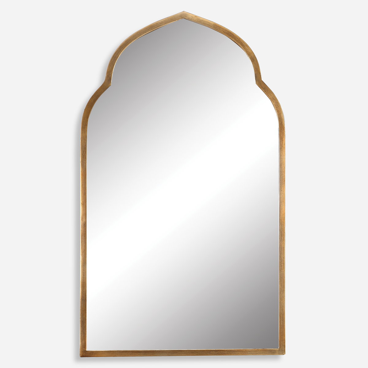 Kenitra Gold Arch Mirror, by Uttermost, 2' width x 3'4" height x 1.12" depth View 1