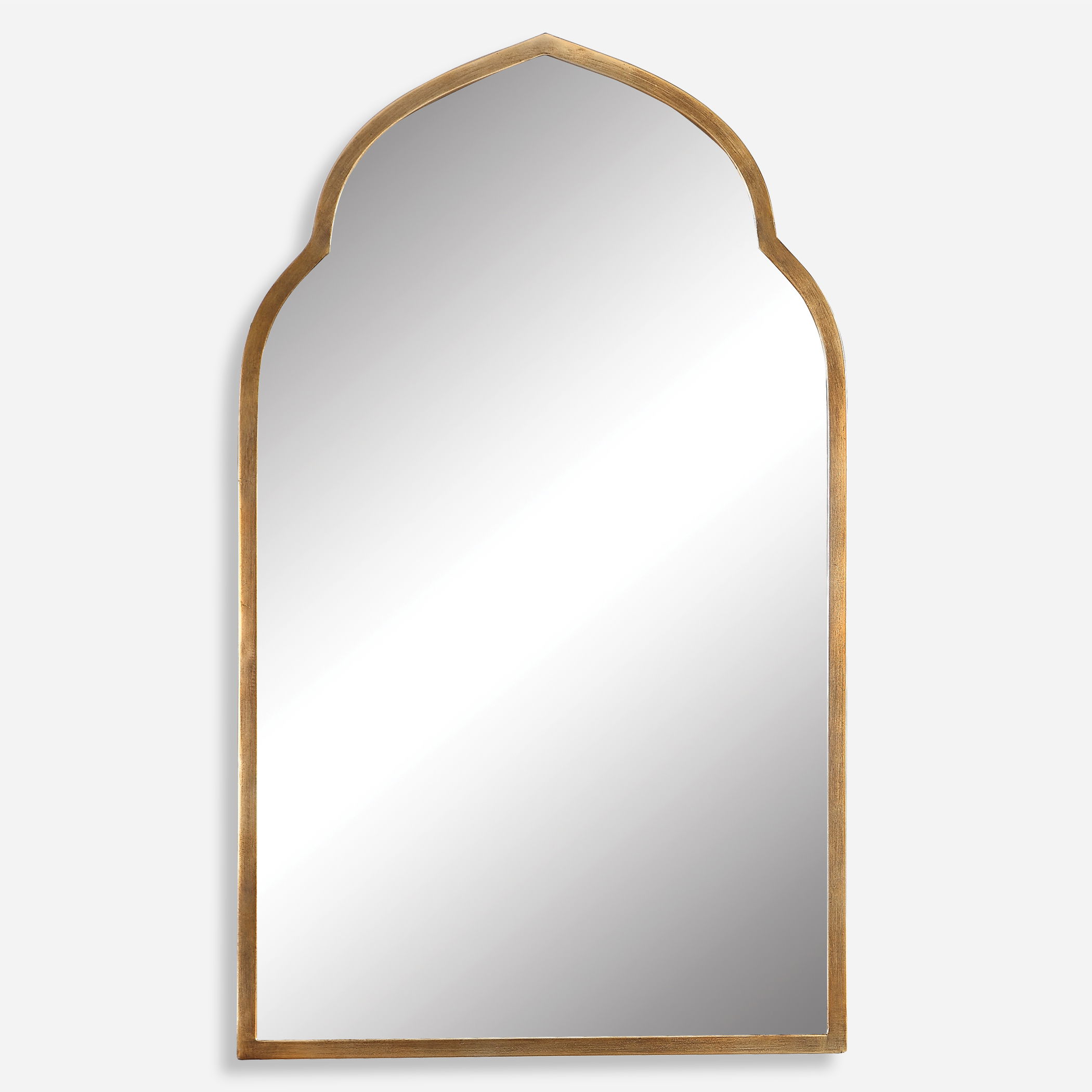 Kenitra Gold Arch Mirror, by Uttermost, 24" width x 40" height x 1.12" depth View 1