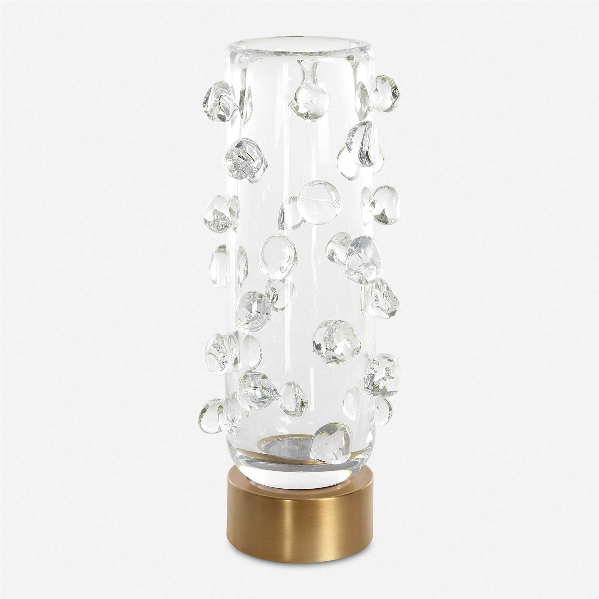 Aura Clear Glass Vase large image 