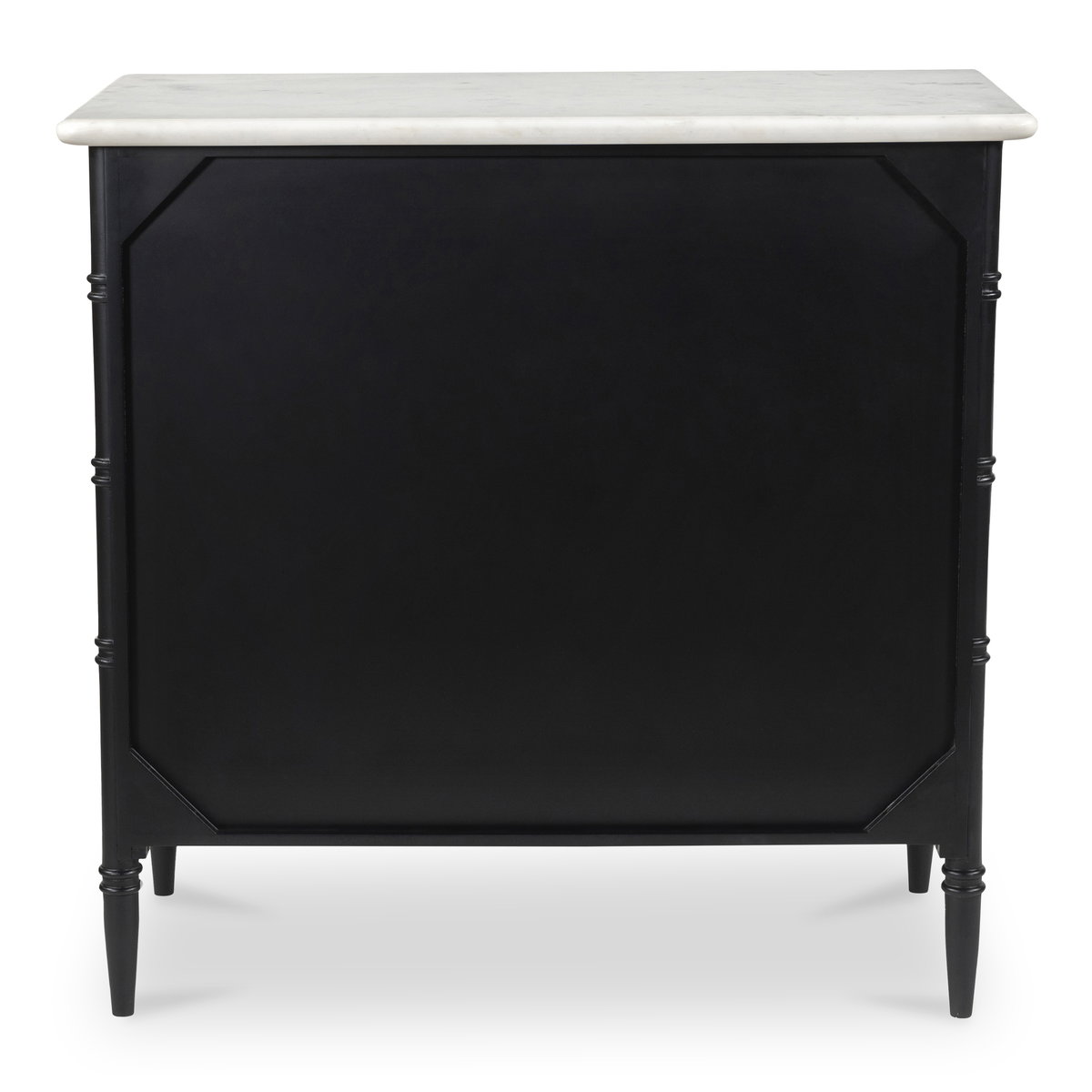 Eleanor 5 Drawer Chest Black, Dresser by Moe's Home, 40" width x 39.5" height x 20" depth View 9