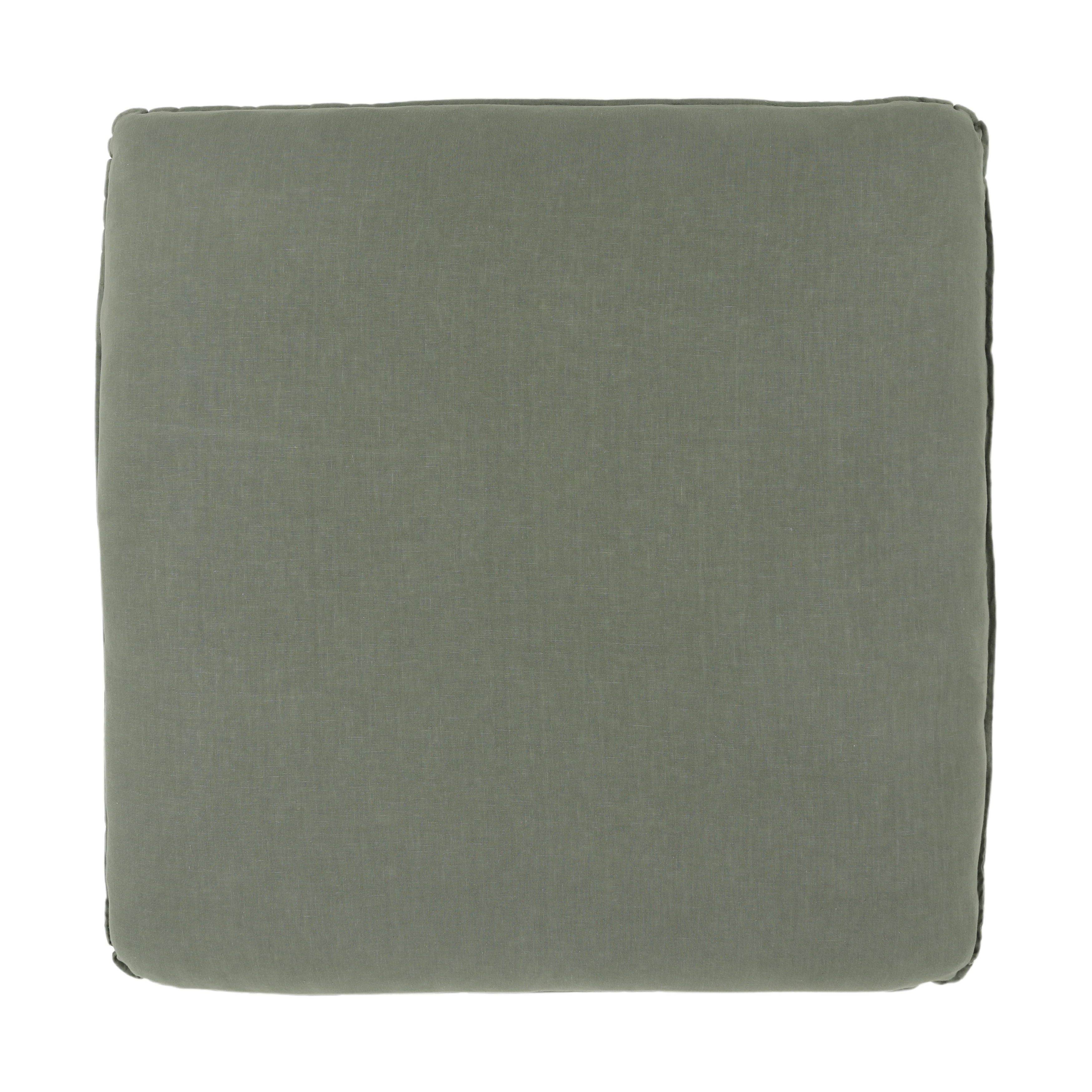 Vivian Ottoman Frame, Sofas & Sectional by Dovetail, 35.43" width x 18.9" height x 35.43" depth View 3