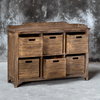 Ardusin Driftwood Hobby Cupboard, Cabinets & Chest by Uttermost, 48" width x 35" height x 14" depth thumbnail 6