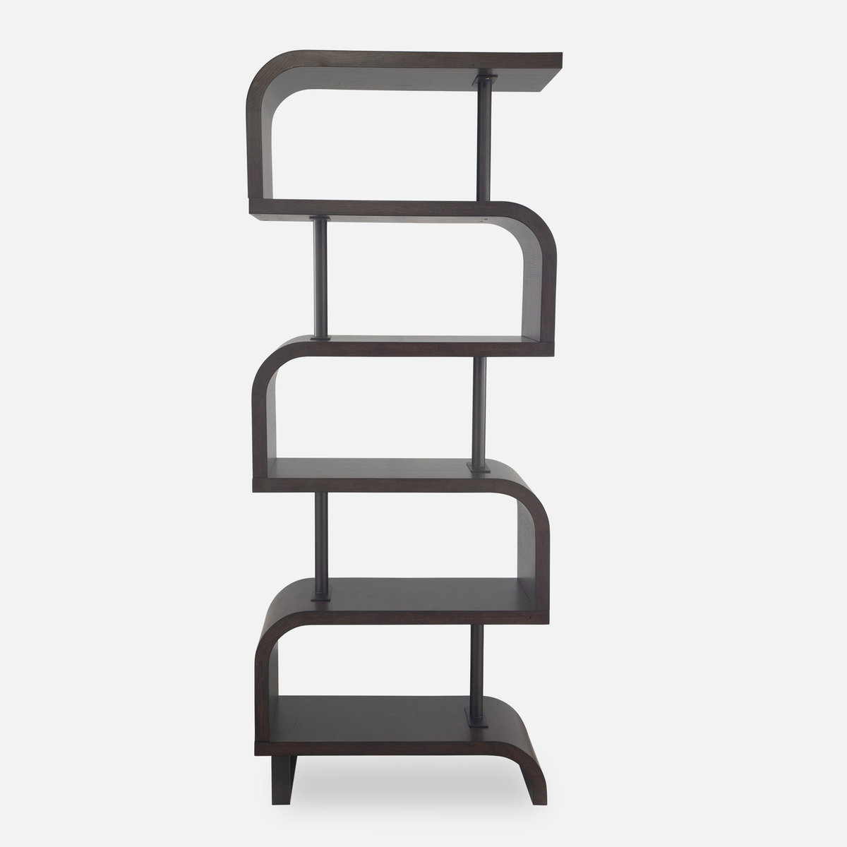 Bia Chocolate Etagere, Shelving & Bookcase by Uttermost, 32" width x 80" height x 16" depth View 1
