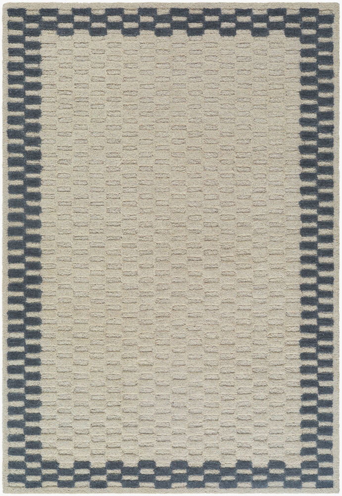 Klopp Handmade Rug, by Surya, 1'6" length x 1'6" width