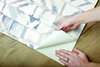 Refraction Blue & Grey Peel & Stick Wallpaper, by York Wall, 20' length x 1'8.5" width x 0.02" depth thumbnail 5