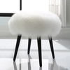 Wooly Sheepskin Accent Stool thumbnail 1