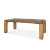 Sapphira 84'L x 42'W Rectangular Dining Table | Modern | Med Brown Wood | Seats 8, by Mercana, 84" length x 42" width x 30" height thumbnail 1
