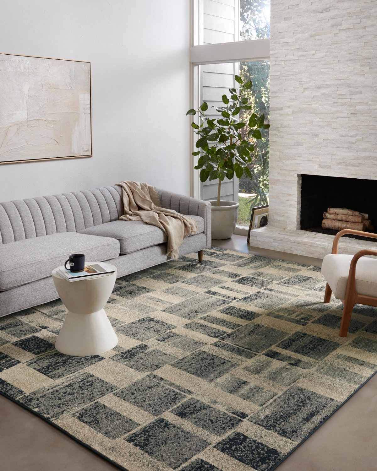Loloi II Bowery Rug, 2'3" length x 4' width View 3