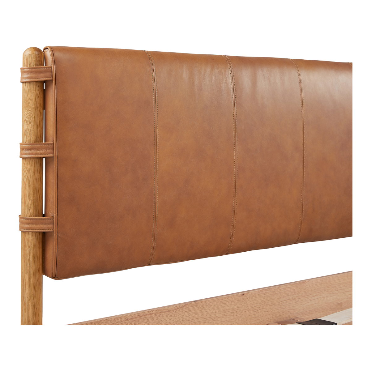 Colby Queen Bed Brown, by Moe's Home, 67" width x 41.34" height x 83" depth View 9