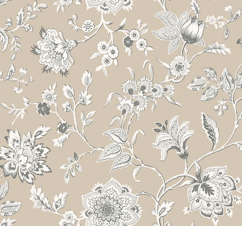 Sutton Taupe Wallpaper