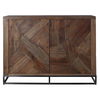Evros Reclaimed Wood 2 Door Cabinet, Furniture by Uttermost, 52" width x 39" height x 18" depth thumbnail 1