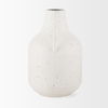 Treva Tall White with Black Speckles Metal Vase thumbnail 5