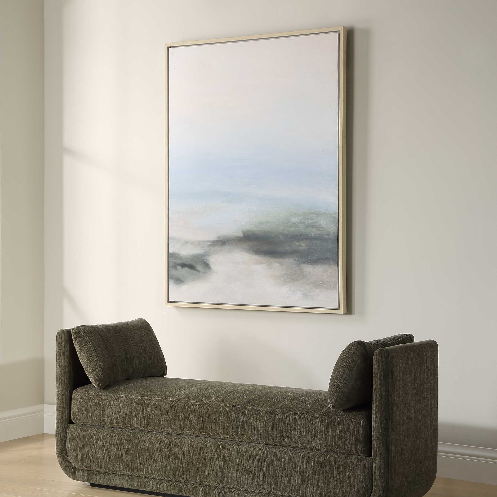 Crossing Paths Coastal Landscape Painting, by Uttermost, 37" width x 49" height x 2.25" depth View 3