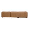Form Lounge Modular Sectional Sonoran Tan Leather, Sectional Sofa by Moe's Home, 112" width x 26" height x 71.5" depth thumbnail 3