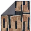 Zoe Bios By Jaipur Living Balsa HNC03 Handmade Abstract Tan and Blue Area Rug (9'x12') thumbnail 1