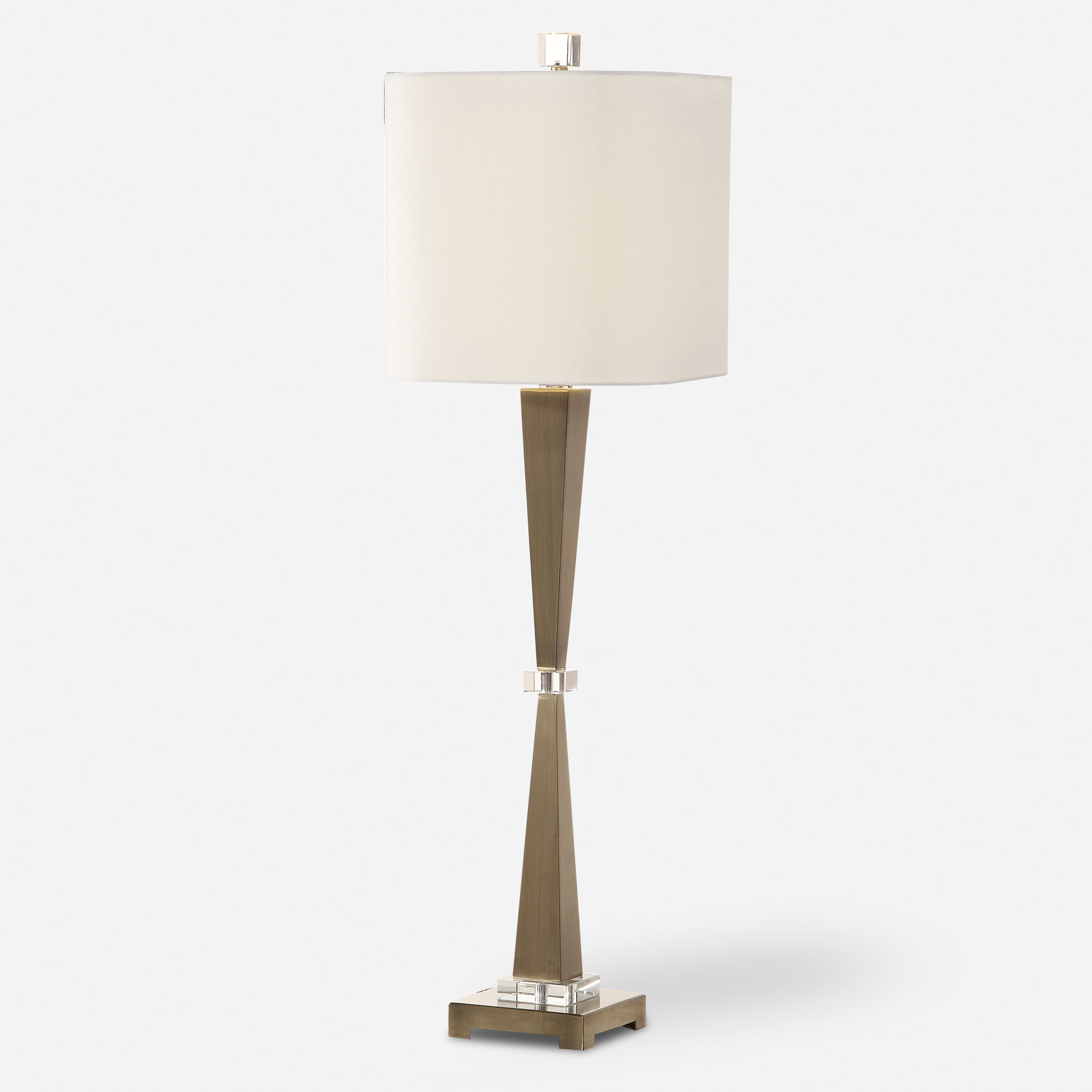 Niccolai Antiqued Nickel Lamp large image 