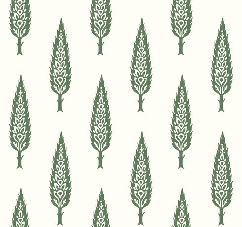 Juniper Tree Green Wallpaper