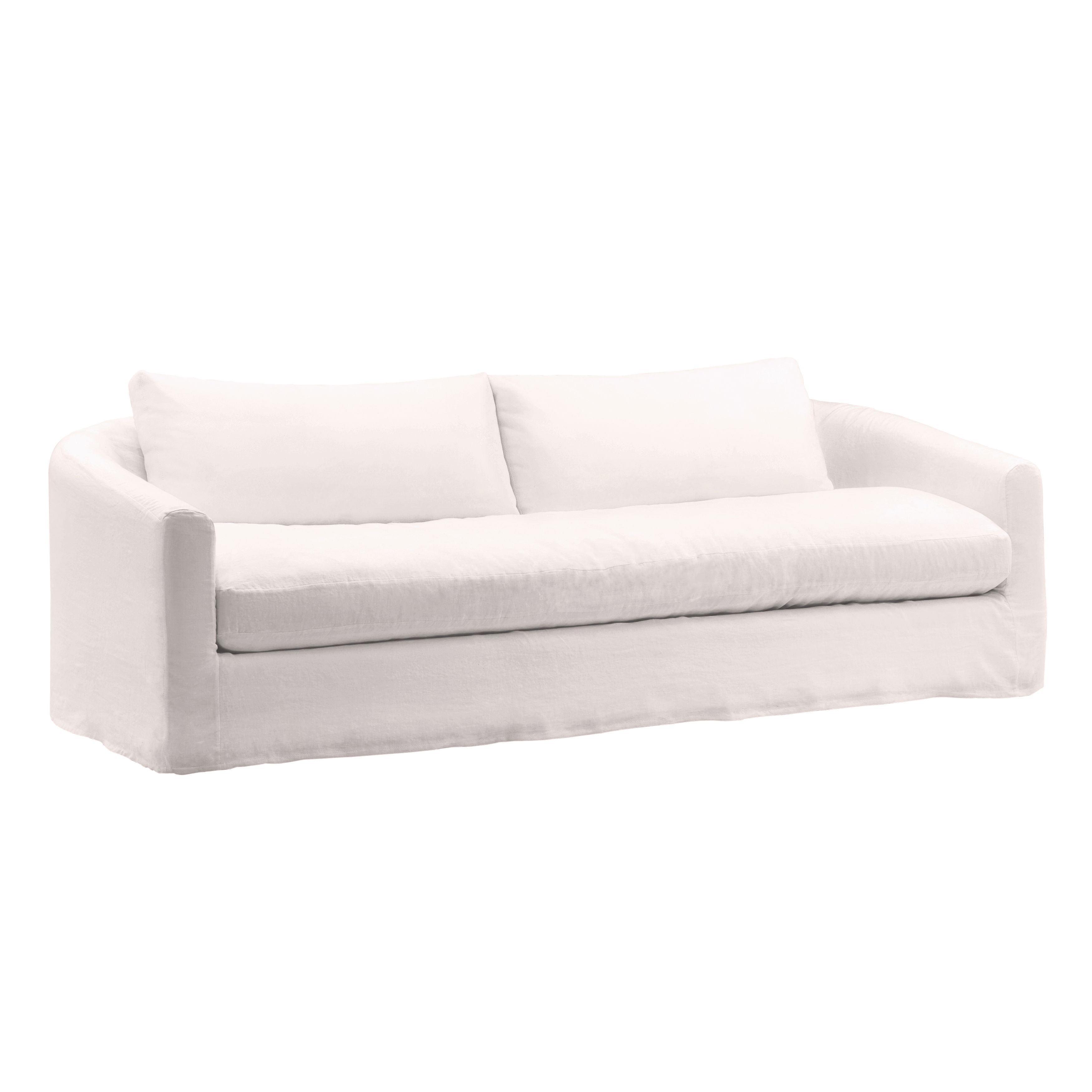 Florence Sofa Slipcover Natural large image 