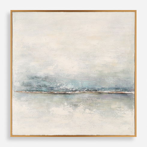 Foggy Morning Abstract Art