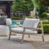 Strapped Outdoor Lounge Chair, Outdoor Accent Chair by Uttermost, 2'10" width x 2'4.5" height x 3'4" depth thumbnail 2