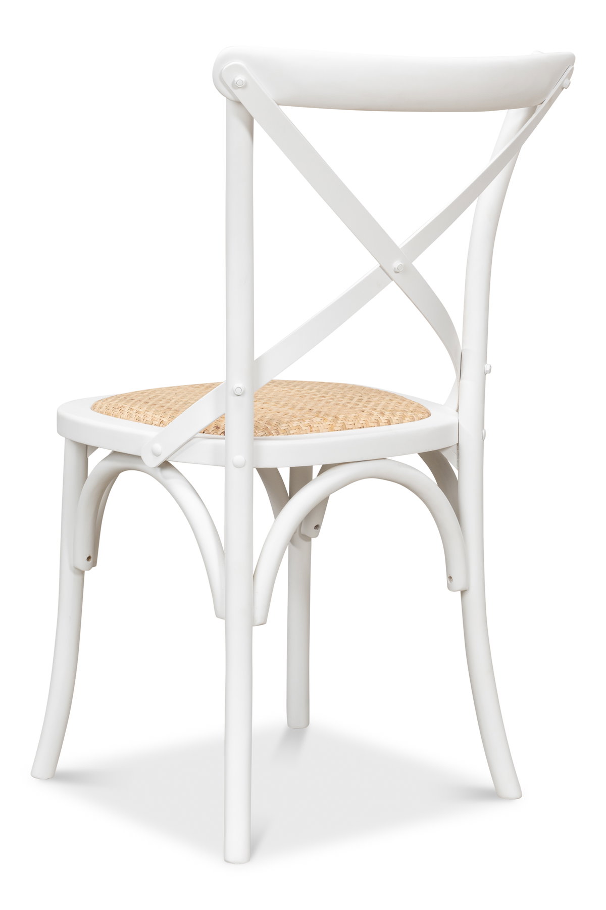 Tuileries Side Chair  White, by Sarreid, 1'10" length x 1'8" width x 2'11" height View 11