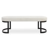 Infinity Black Bench, Benche by Uttermost, 60" width x 19" height x 16.25" depth thumbnail 1