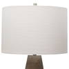 Volterra Taupe-Gray Table Lamp, by Uttermost, 15" width x 27.5" height x 15" depth thumbnail 7