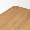 Suvan 72L Light Brown Rectangular Oak Wood Dining Table thumbnail 6