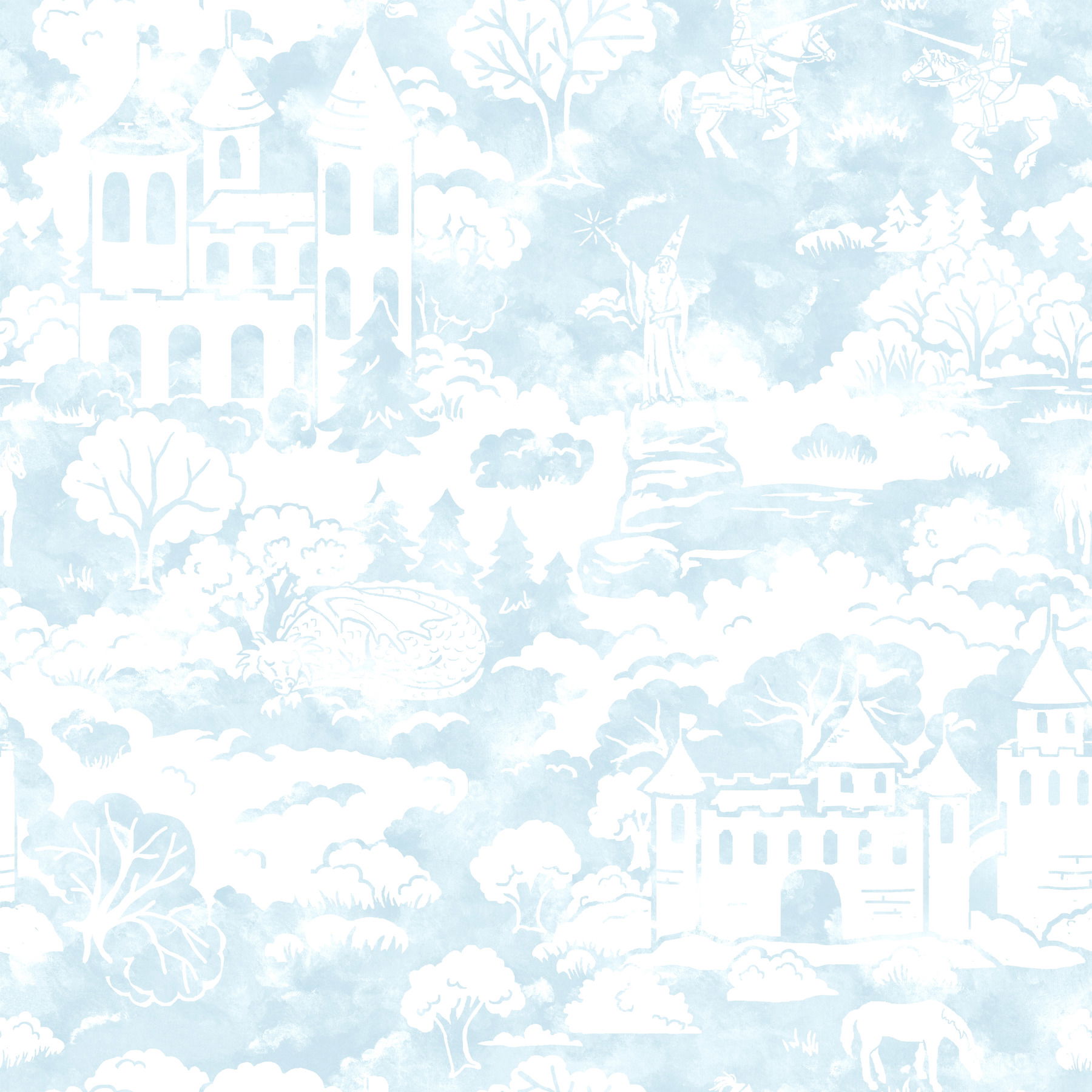 Blue Quiet Kingdom Wallpaper large image 