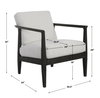 Brunei White Accent Chair, by Uttermost, 28.25" width x 32.5" height x 33.5" depth thumbnail 3