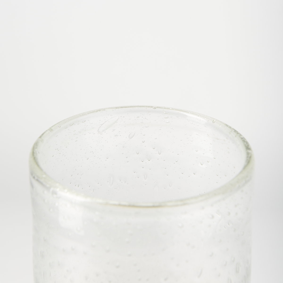 Adriatic I Small Brushed Gold Metal Glass Vase, by Mercana, 4.72" length x 4.72" width x 11.02" height View 7