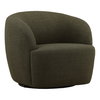 Millbrook Swivel Chair Green, Accent Chair by Dovetail, 33" width x 29.5" height x 35.6" depth thumbnail 1