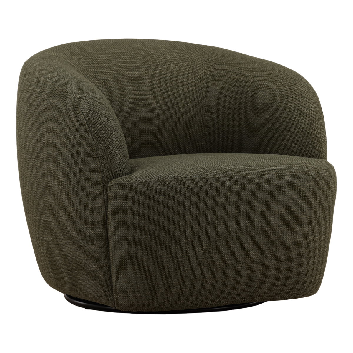Millbrook Swivel Chair Green, Accent Chair by Dovetail, 33.07" width x 29.5" height x 35.6" depth View 1