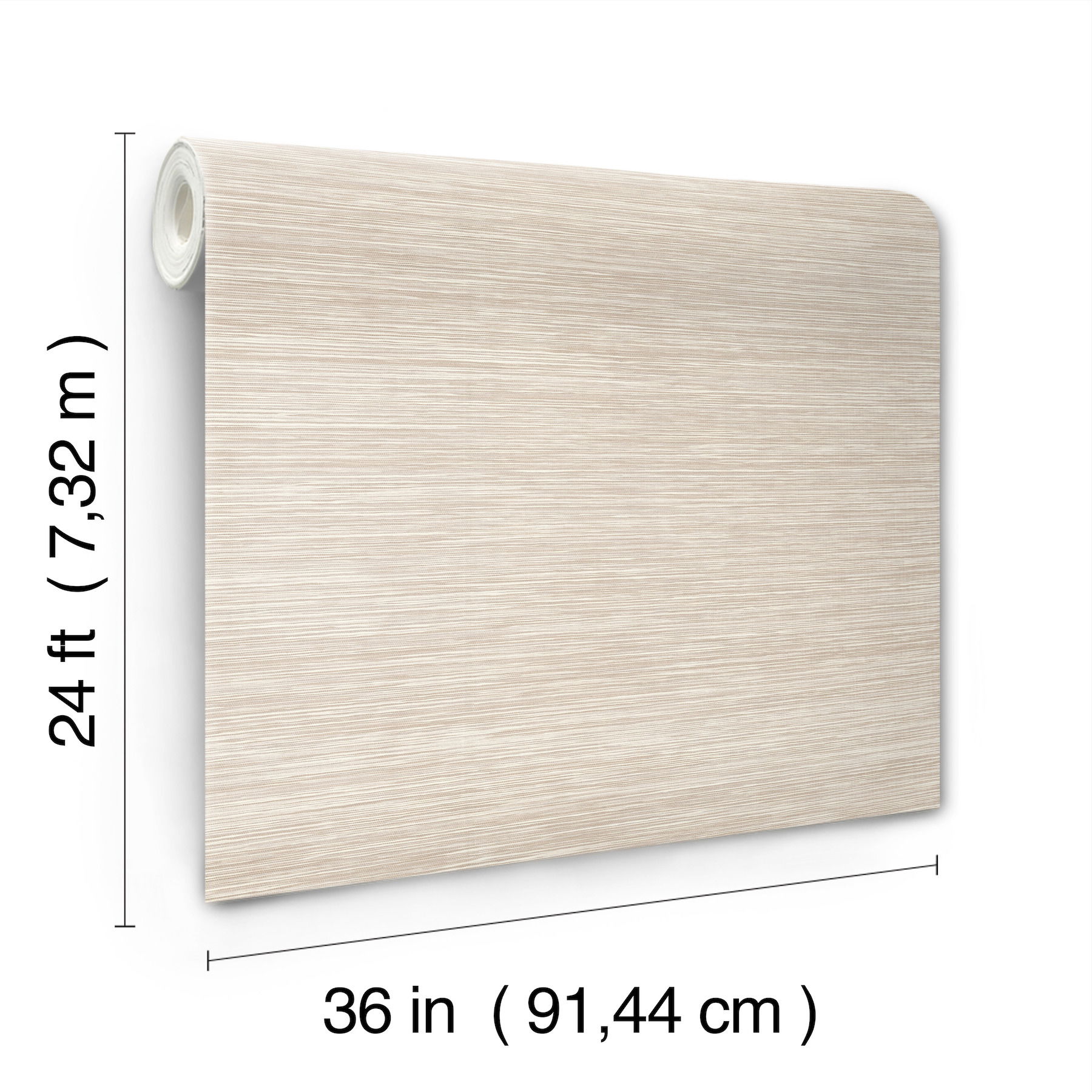 Horizon Paperweave Warm Neutral Wallpaper large image 