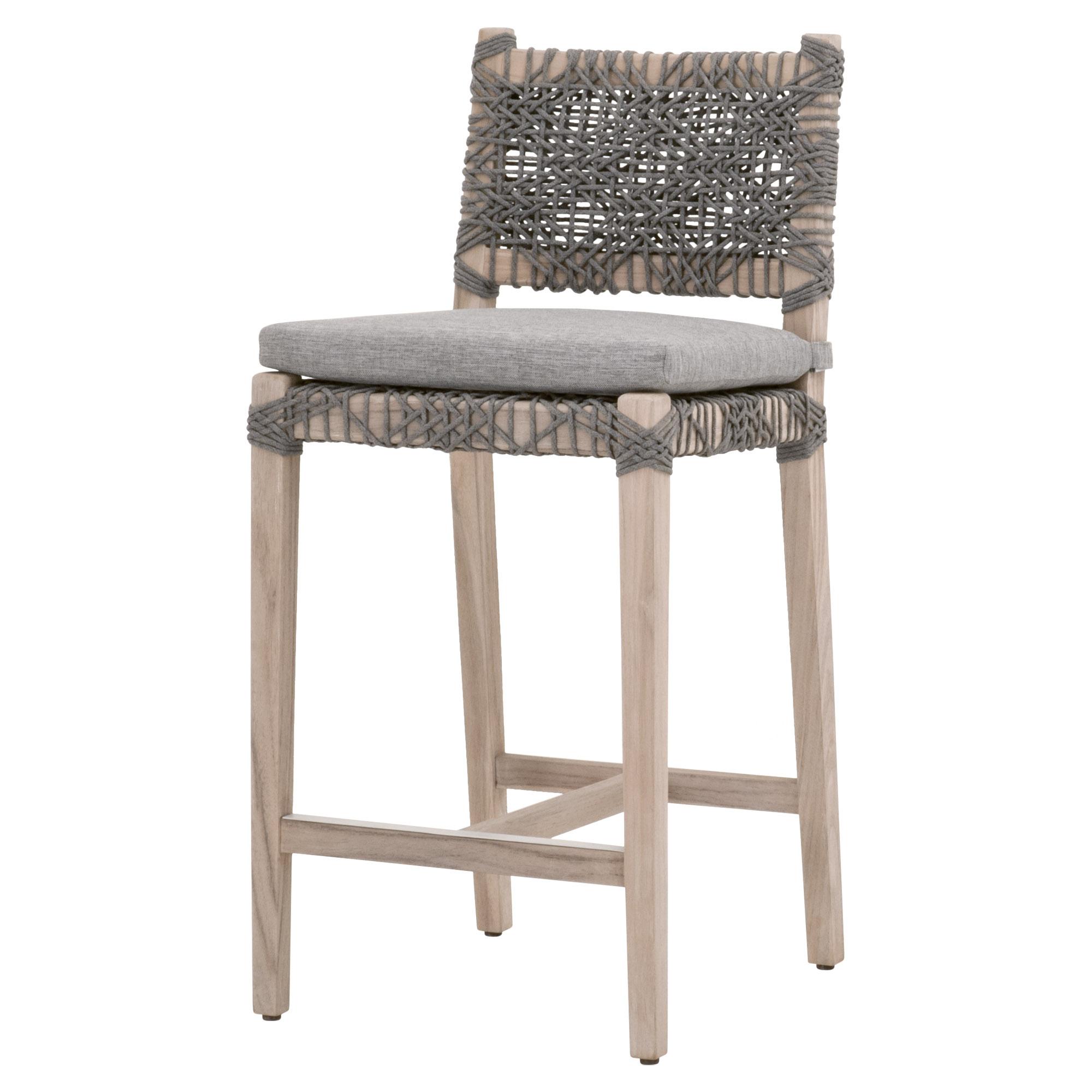 Costa Outdoor Counter Stool, Dining Chair by Essentials for Living, 18.5" width x 40" height x 21.25" depth View 2