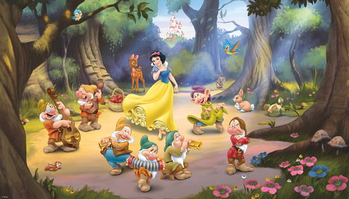 Disney Princess - Snow White & The Seven Dwarfs Wall Mural