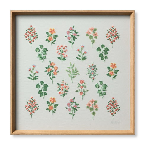 Rifle Paper Co. x Loloi Hawthorne Mint Wall Art