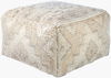 Freyja Pouf, Ottoman by Surya, 24" width x 14" height thumbnail